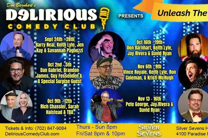 Unleash The Laughter Delirious Comedy Club at Silver Sevens Hotel - What Does the Experience Feel Like?