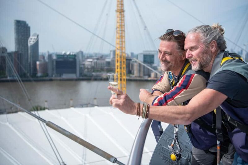 Up at The O2 Celebration Climb with Guide - Key Points