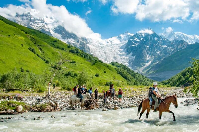 Ushguli: Horse Riding Tour to Shkhara Glacier - Key Points