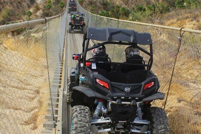 UTV ride in Los Cabos with a pending bridge crossing - What’s Included, What’s Not