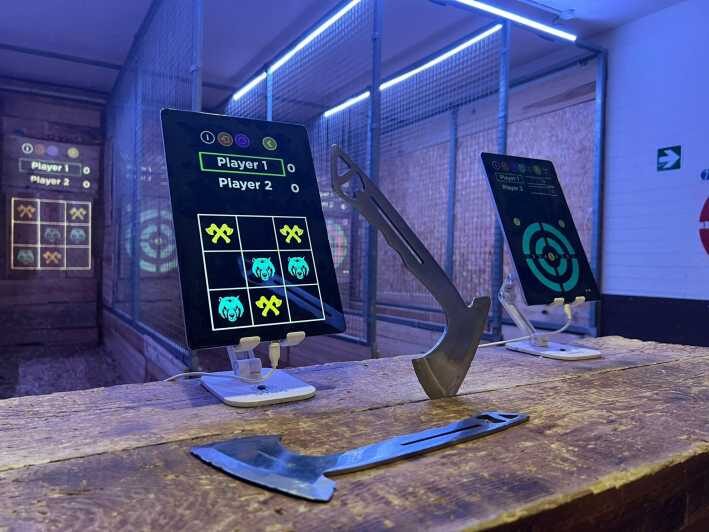 Valencia : Interactive Axe Throwing 2h - Key Points