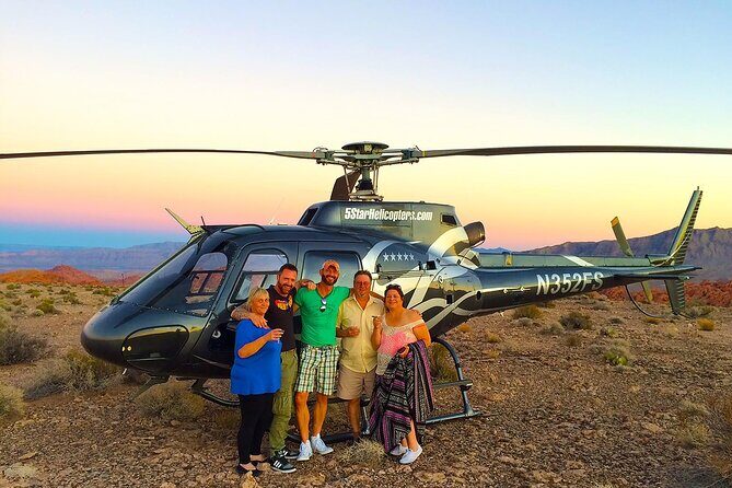 Valley of Fire Helicopter Tour and Landing with Champagne Toast - FAQ