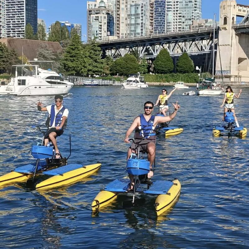 Vancouver: Water Bike Rental in False Creek - Key Points