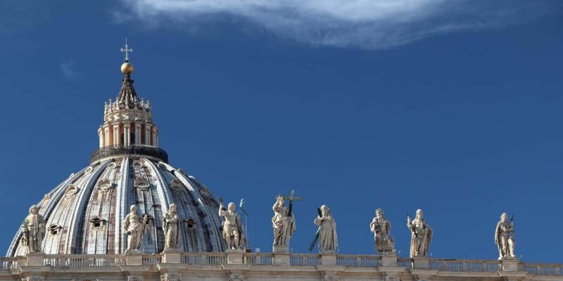 Vatican: St.Peter's Basilica Reserved Entrance & Dome - Key Points