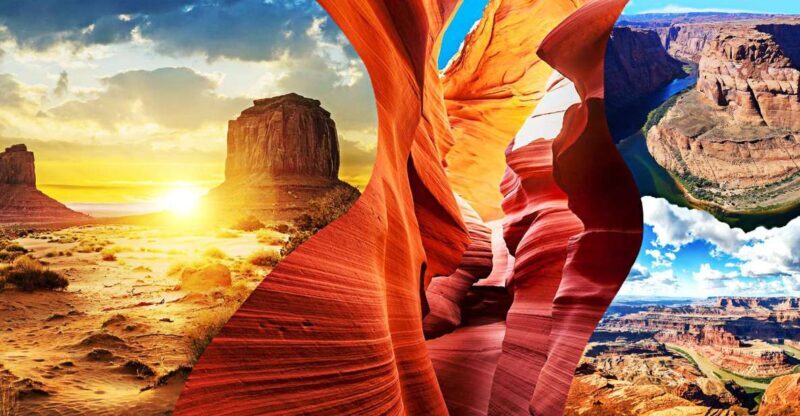 Vegas: Antelope Canyon, Monument Valley, & Grand Canyon Tour - Key Points
