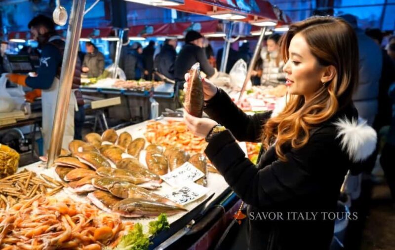 Venice: Local Fish Market With Cicchetti, Lunch, and Wine - Key Points