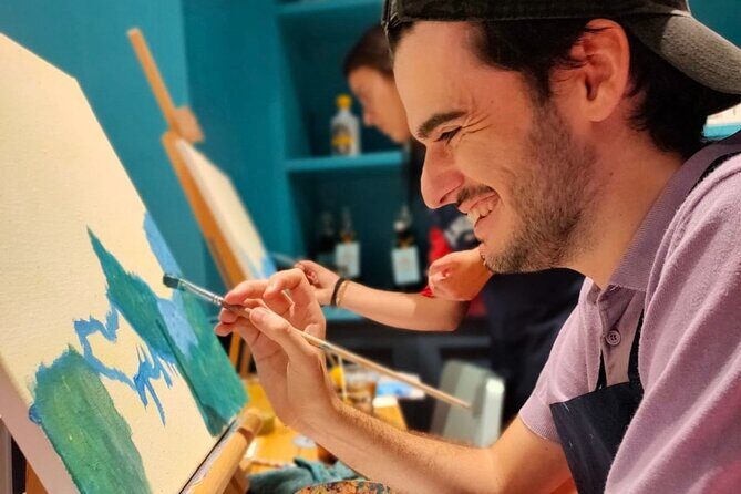 Vermouth-Art, paint and sip and Spanish Vermouth - Group Size, Duration, and Logistics