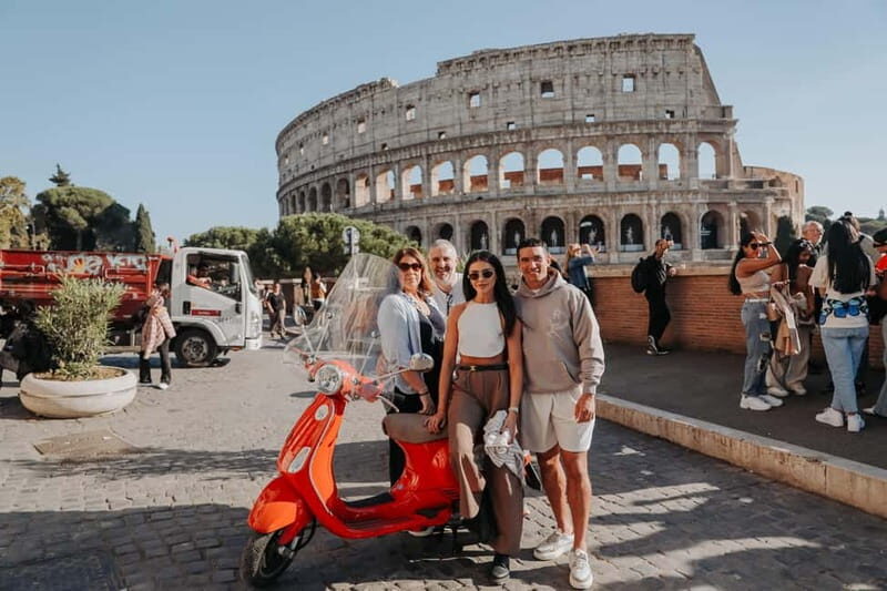 Vespa Ride in Rome Streets with Photography - Key Points