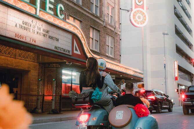 VESPA SiDECAR Tour in San Antonio with Tacos - The Riding Experience: What to Expect