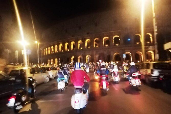 Vespa Tour with driver Rome By Night 3 hours - Exploring the Rome Nighttime Vespa Tour in Detail