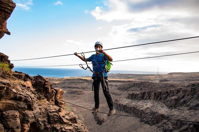 Via Ferrata in Gran Canaria. Vertical adventure park. Small groups - Family-Friendly or Not?