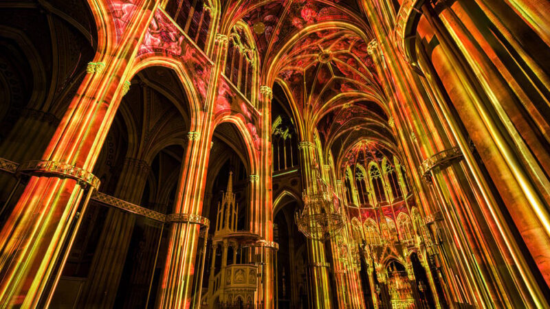 Vienna: Light of Creation Votive Church Immersive Light Show - Key Points