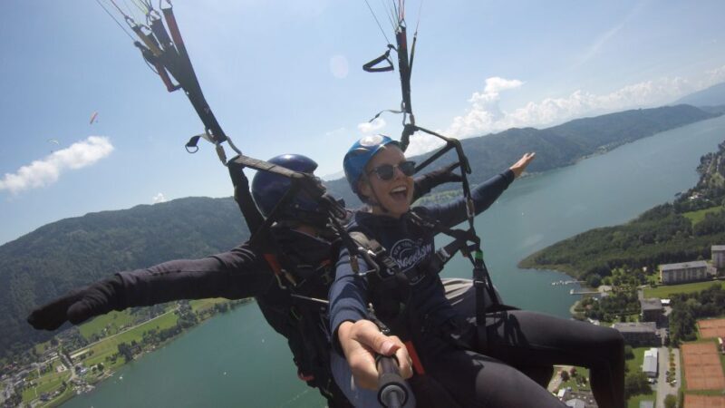 Villach/Ossiachersee: Paragliding "Panorama" Tandemflug - The Experience on the Ground and in the Air