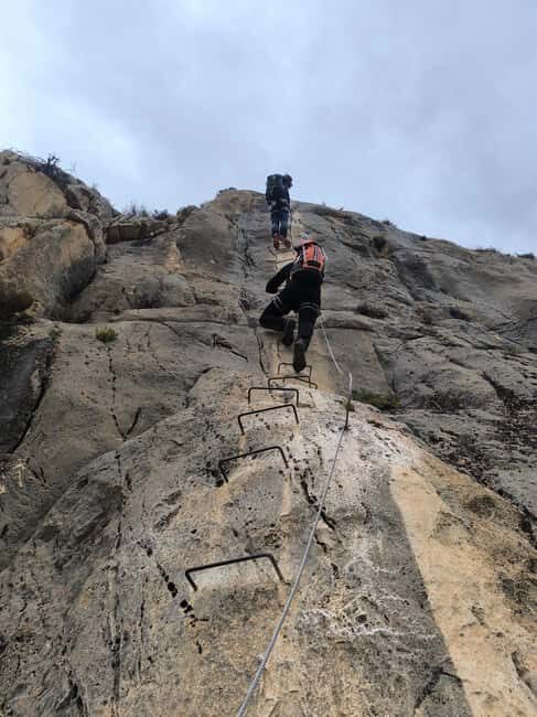 Villena: Tour Guide Via Ferrata Climbing with Abseiling - The Descent and Summit View