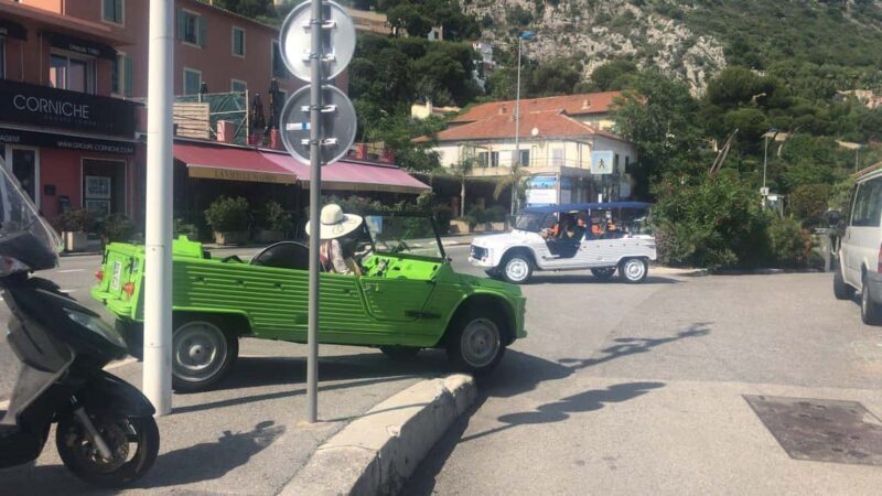 Vintage Côte d'Azur experience in an electric Méhari  Èze and Monaco - Key Points