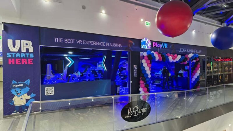 Virtual reality experience at the Auhof Shopping Center in Vienna  10-token package - What to Expect at the VR Funpark in Vienna