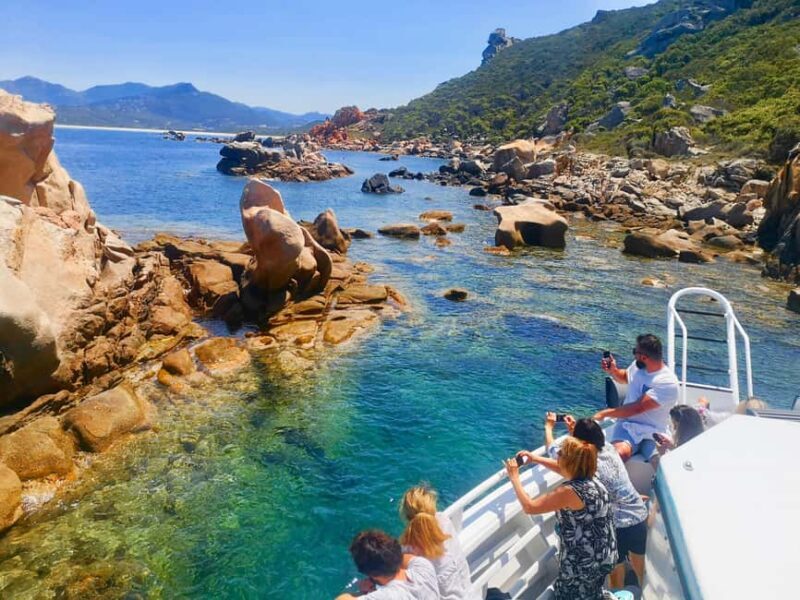 Visite en bateau avec final au COUCHER DE SOLEIL+vin Corse - The Crew and the Atmosphere