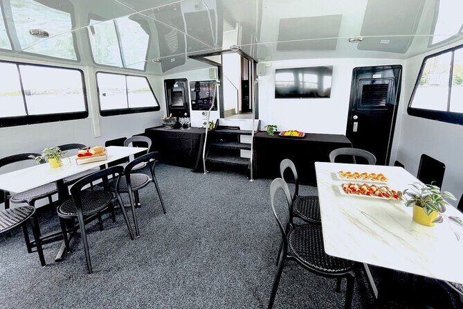 Vivid 90-Minute Sydney Harbour Intimate Catamaran Cruise with Canapes - FAQ