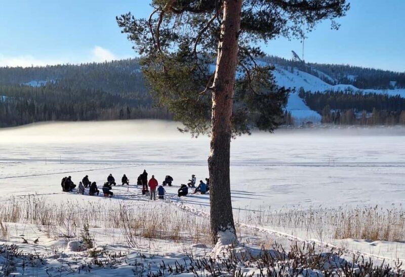 Vuokatti: Ice Fishing Trip with Hot Drinks - Key Points