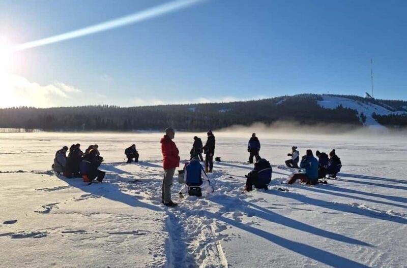 Vuokatti: Ice Fishing Trip with Hot Drinks - Value for money