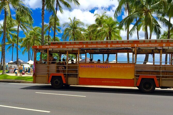 Waikiki Trolley Blue Line Coastline & Local Grindz Hop-on Hop-off - The Sum Up
