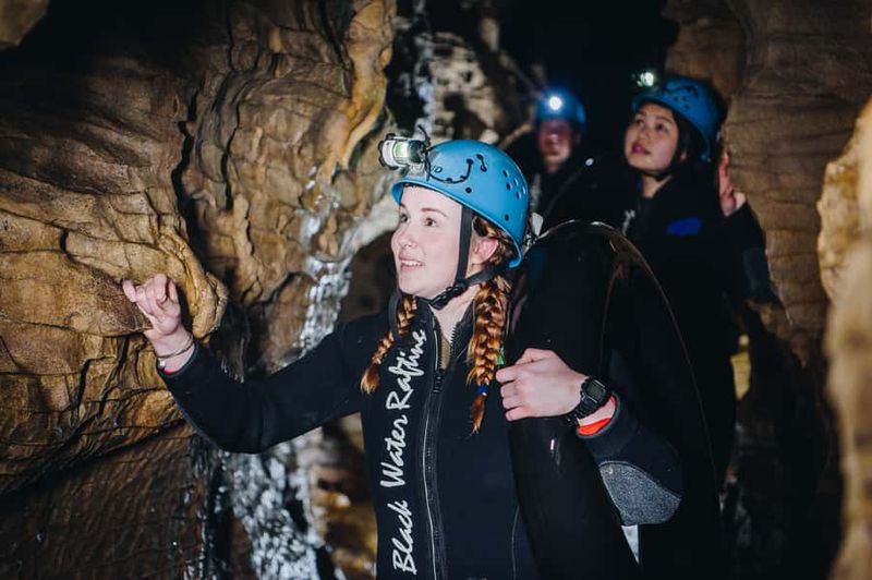 Waitomo Caves: Labyrinth Black Water Rafting Experience - Stalactites, stalagmites, and the cave details you might miss
