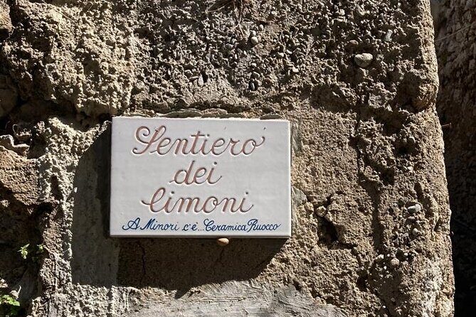 Walking tour from Minori to Maiori along the Path of the Lemons - Key Points