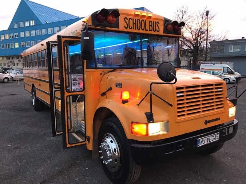 Warsaw: 1-Hour Private School Party Bus with Vodka Package - Key Points