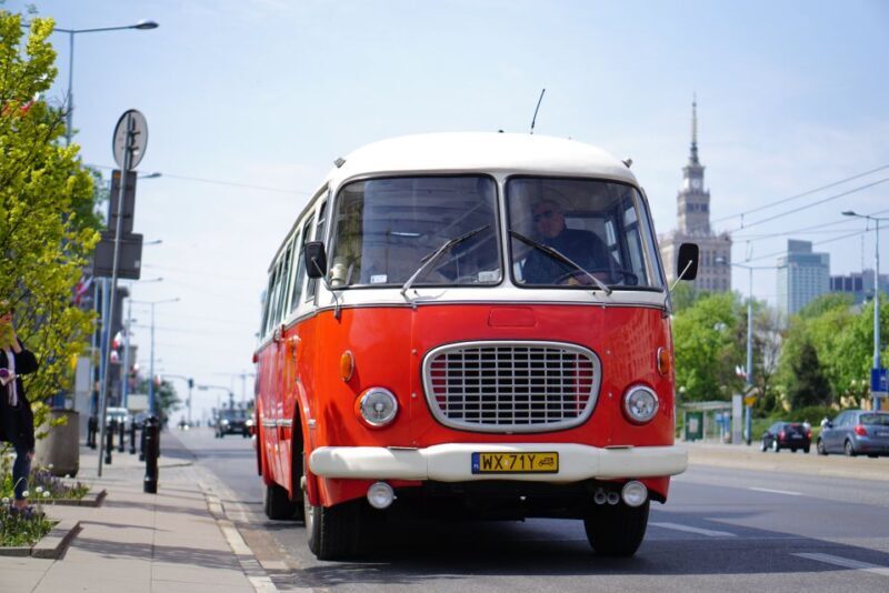 Warsaw: Highlights Guided Retro Bus Tour - The Itinerary: How the Day Unfolds