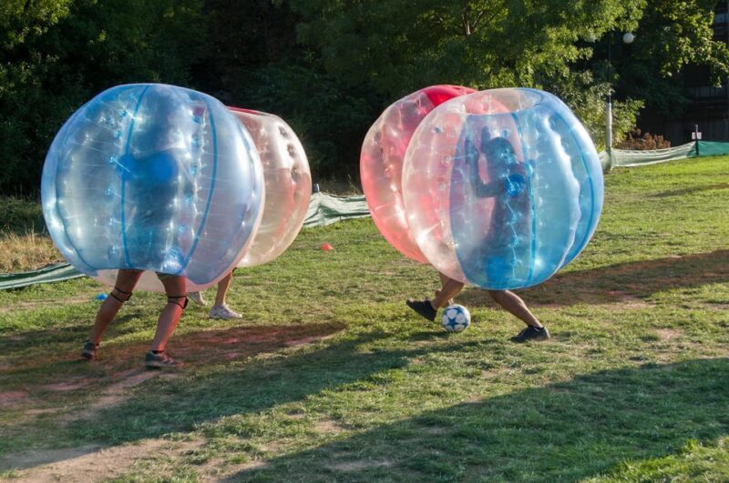 Warsaw: Private Bubble Football Game (1 Hour) - Key Points