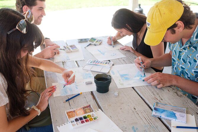 Watercolor Postcard Painting with a Local Artist - What You’ll Experience in the Pompano Beach Watercolor Workshop