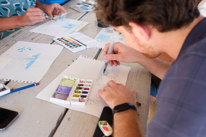 Watercolor Postcard Painting with a Local Artist - Who Will Love This Experience