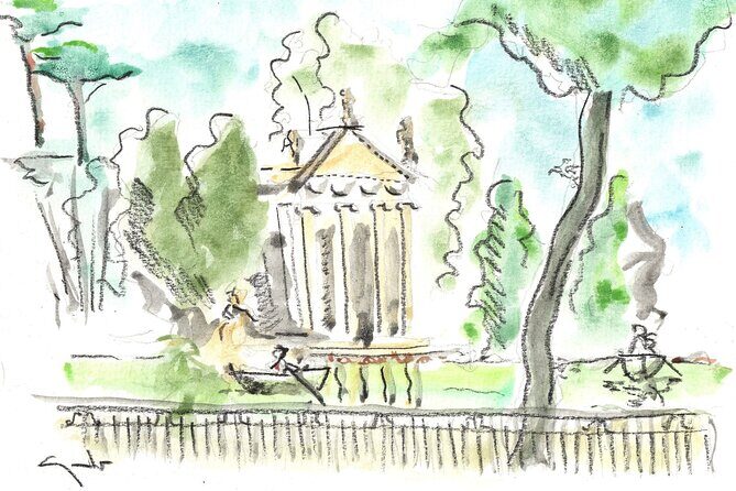 Watercolor Private Tour at Villa Borghese Rome with Guido - Key Points