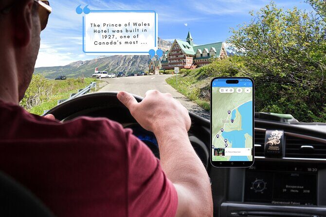 Waterton Lakes National Park Smartphone Audio Driving Tour - Key Points: