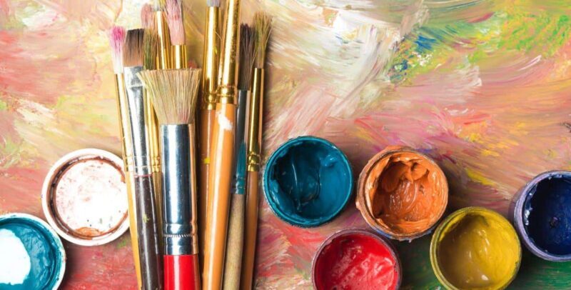 Weimar: Painting with a meal  paint pictures, relax, enjoy dinner - Key Points