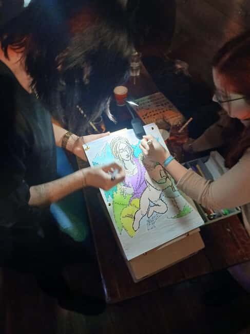 Weimar: Painting with a meal  paint pictures, relax, enjoy dinner - A Deep Dive into the Experience