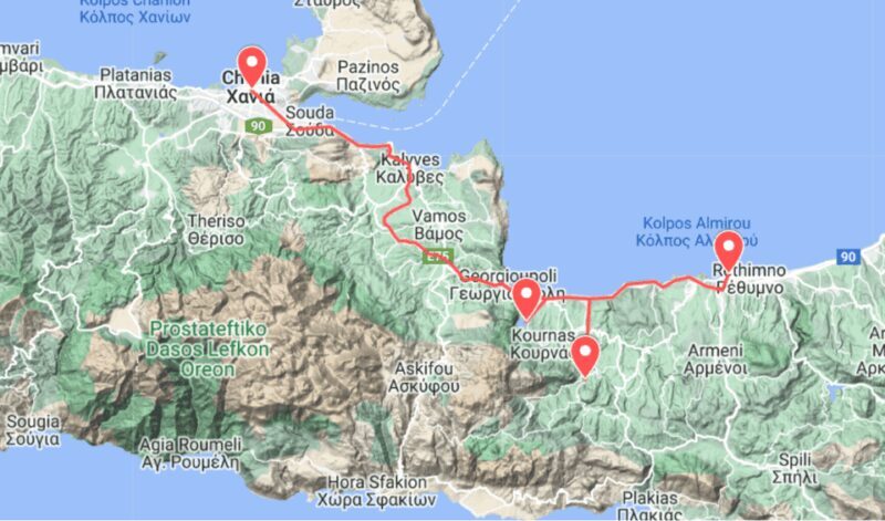 West Crete Discovery: Chania, Rethymno, & Authentic Flavors - Relaxing at Kournas Lake