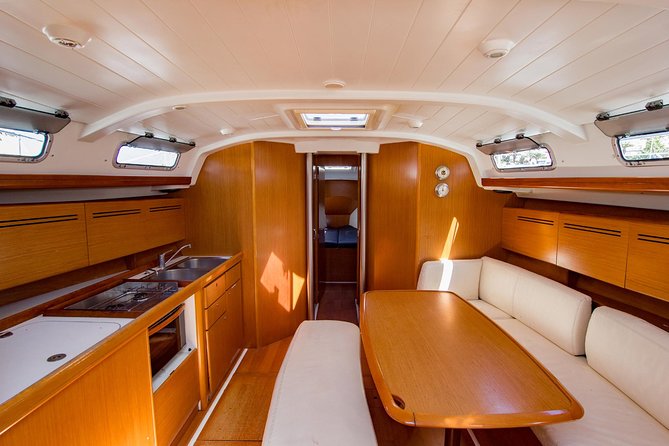 Whales & Dolphins watching in exclusive sailboat - Swimming in Clear Water