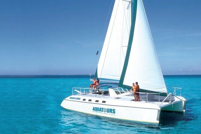 Wild adult catamaran party sailing to Isla Mujeres - The Vibe and Overall Value