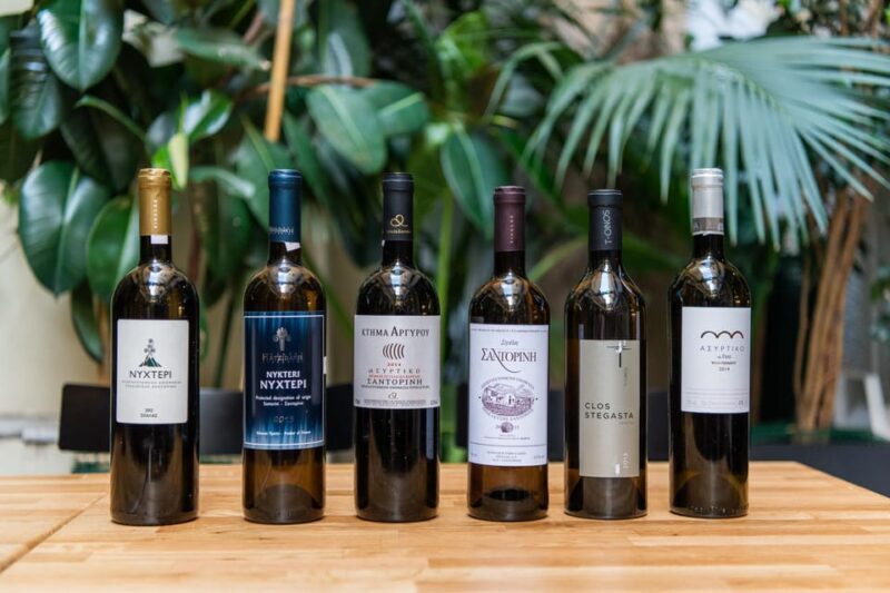 Wine and food pairing in Psyche Wine bar, near Syntagma - Key Points