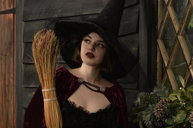 Witch Costume Photo Shoot - Olde Salem Village theatrical set - Who Will Love It?