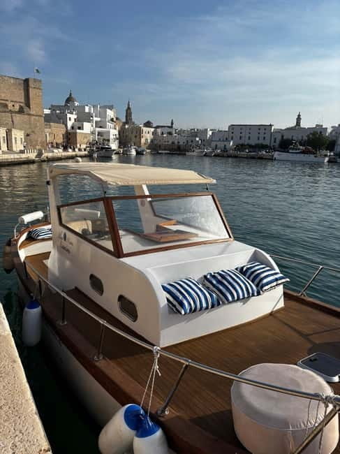 Wooden Gozzo Tour with Aperitif Towards the Beautiful Coast of Polignano - The Experience in Detail