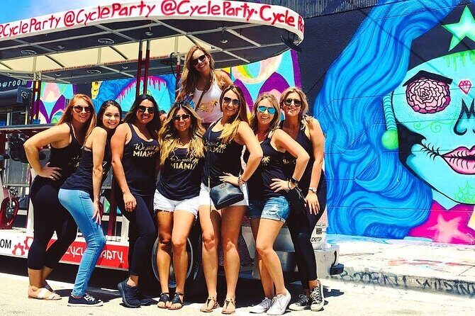 Wynwood Party Bike Happy Hour Crawl - Key Points