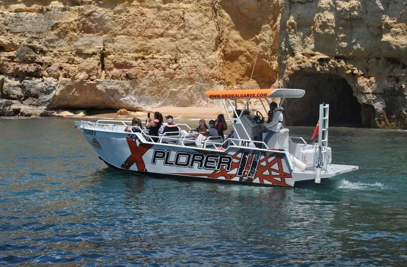 X Plorer  Caves (Benagil) & Dolphins Cruise - The Boat and Group Size