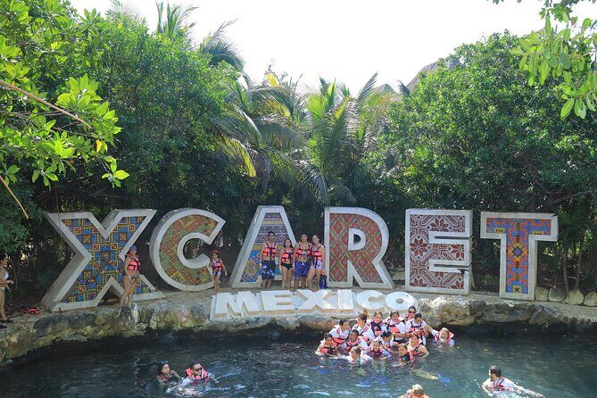 Xcaret Tour Plus with Buffete and Transportation only from Cancun - Key Points