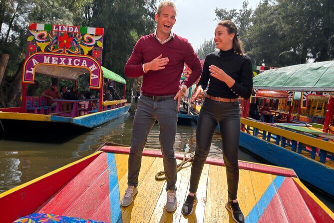 Xochimilco BOAT LIGHT PARTY WITH 1 DRINK AND 4 TAQUITOES + 18 - Key Points