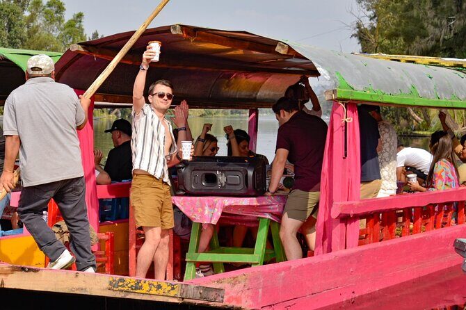 Xochimilco International boat party with open bar and tacos - What to Expect from the Xochimilco Boat Party