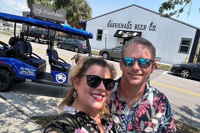 Ybor City Private Brewery Tour by Custom Golf Cart - What the Tour Looks Like