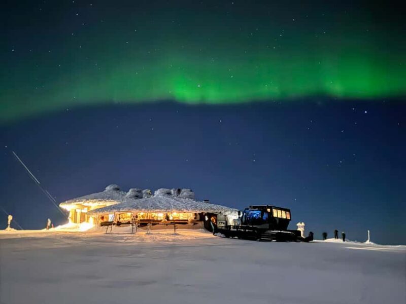Ylläs: Northern Lights Dinner with Snowcat Ride - Value for Money