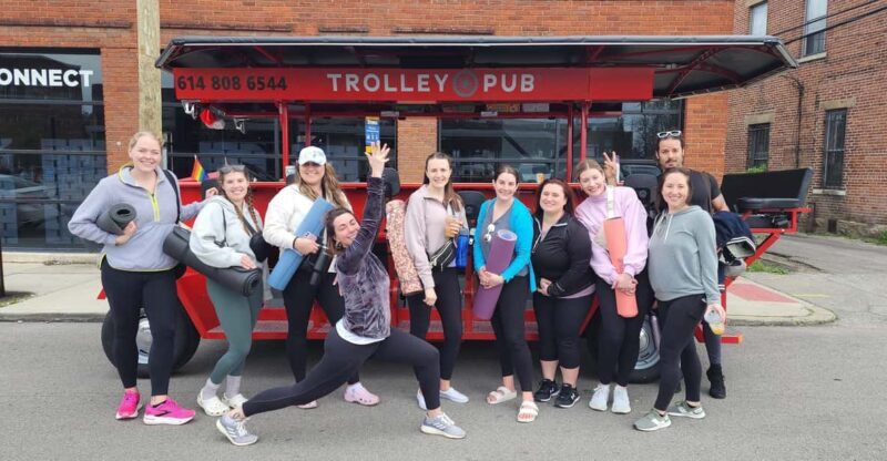 Yoga & Coffee Tour On The Trolley Pub - The Perfect Blend of Wellness and Relaxation